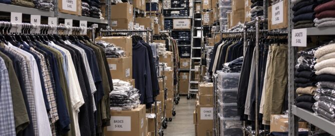 cluttered stockroom