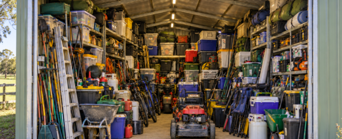 overcrowded shed