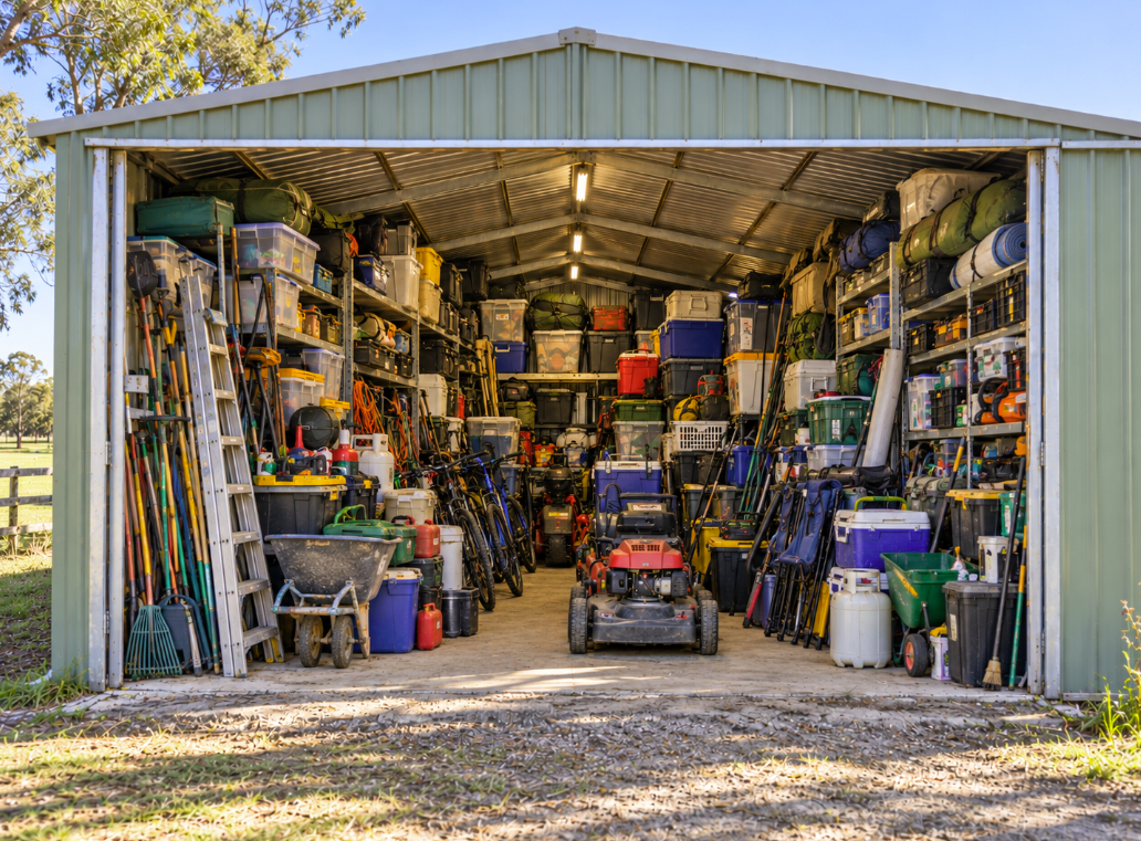 Screenshot 2026-10-08 at 2.22.48 pm overcrowded shed